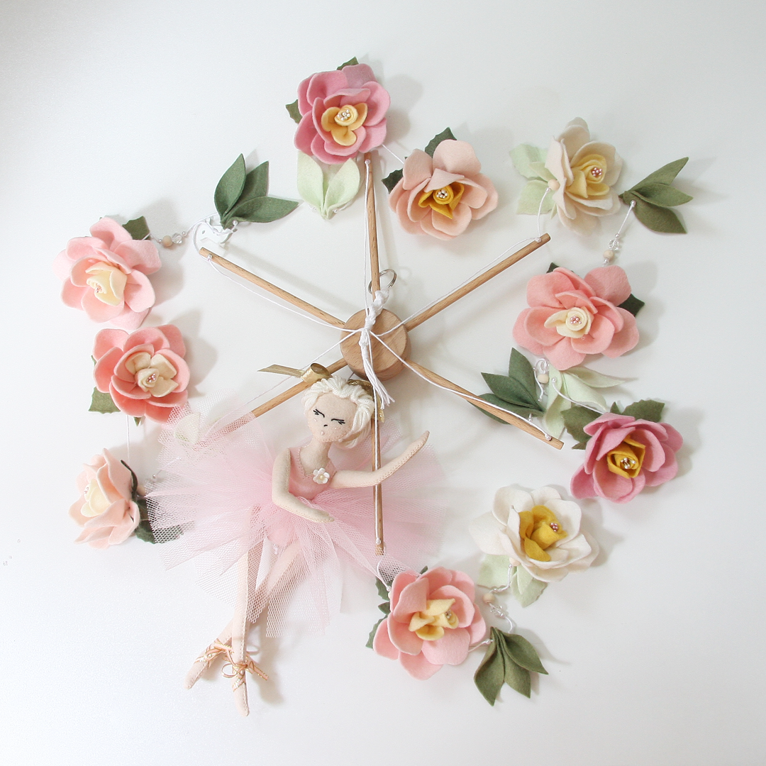 Little Miss Ballerina baby mobile