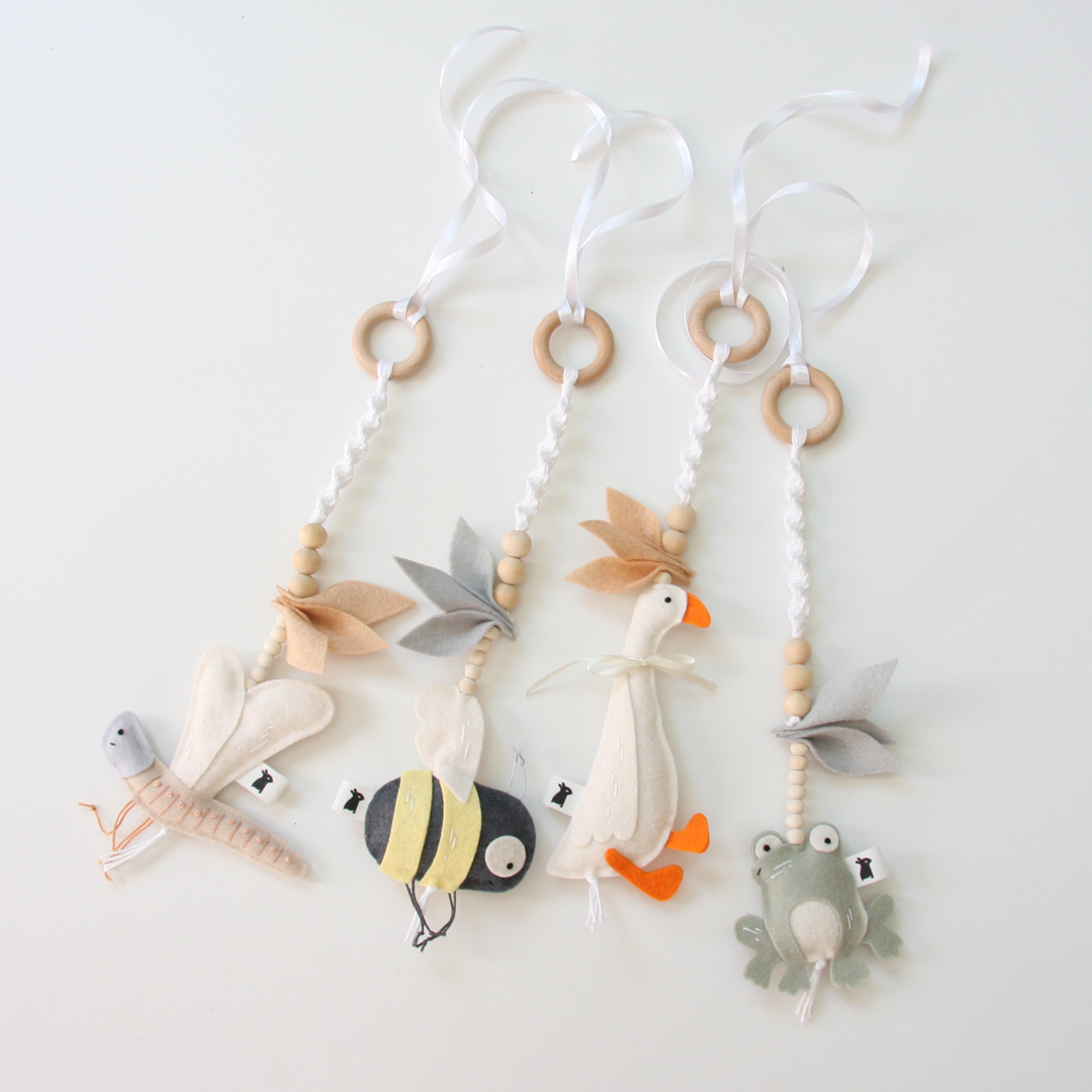 Little dutch inspired baby play gym dangle set