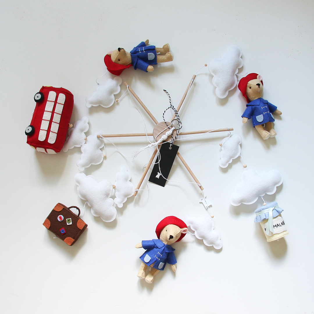 Paddington Bear baby mobile